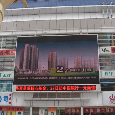 户外LED挂墙安装广告大屏